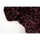 Velours à Sequins Bordeaux