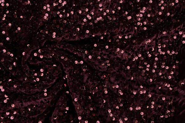 Sequins on Velvet Bordeaux Sequins on Velvet Bordeaux