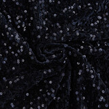Velours à Sequins Marine Velours à Sequins Marine