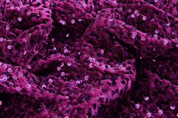Sequins on Velvet Cyclamen Sequins on Velvet Cyclamen