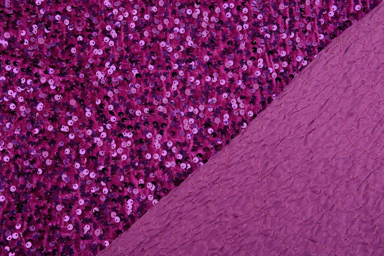 Sequins on Velvet Cyclamen