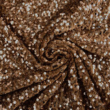 Velours à Sequins Marron Moka