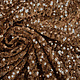 Sequins on Velvet Mocha Brown