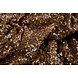 Velours à Sequins Marron Moka