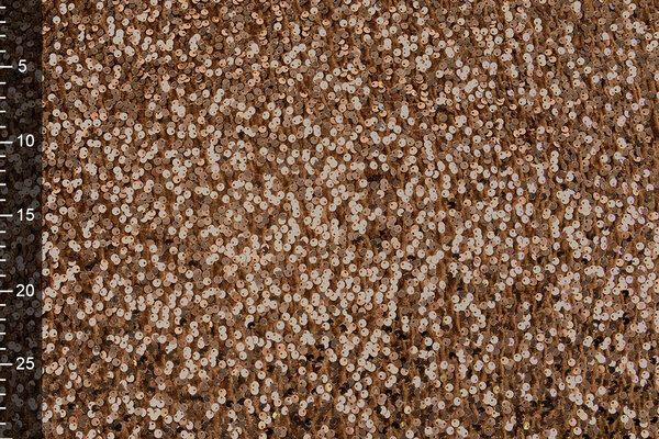 Velours à Sequins Marron Moka
