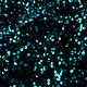 Sequins on Velvet Black - Aqua