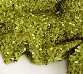 Sequins on Velvet Moss Green Sequins on Velvet Moss Green