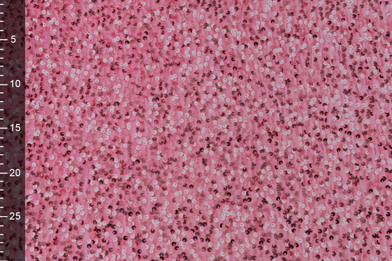 Velours à Sequins Rose Velours à Sequins Rose