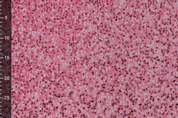 Pailletten op Velours Roze