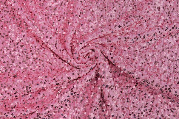 Lentejuelas sobre Terciopelo Rosa