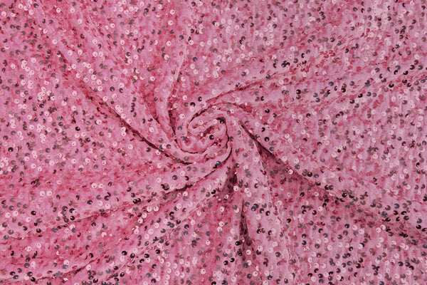 Velours à Sequins Rose Velours à Sequins Rose