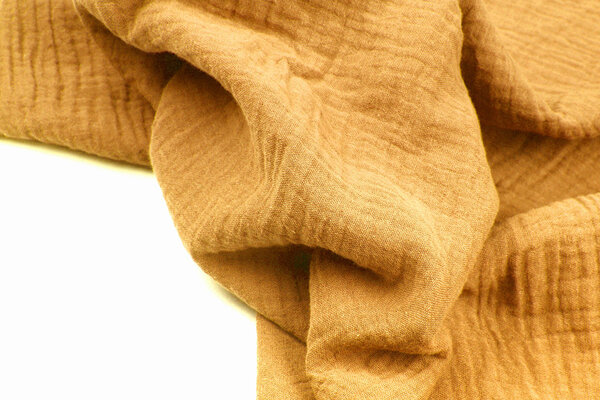 Oeko-Tex®  Double Gauze Fabric Ocher Yellow