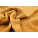 Oeko-Tex®  Coton Double Gaze Tissu Ocre Jaune