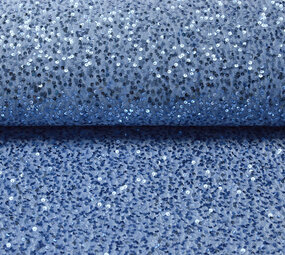 Pailletten auf Samt Hellblau Pailletten auf Samt Hellblau