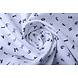 Oeko-Tex® 100% Digitale Cotone Alfabet Bianco Blu Navy Oeko-Tex® 100% Digitale Cotone Alfabet Bianco Blu Navy