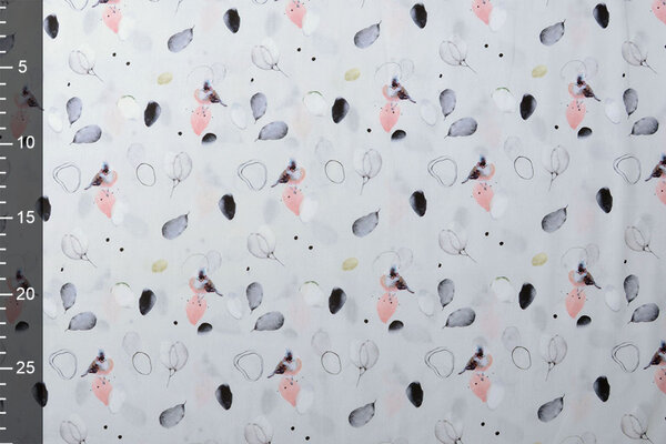 Oeko-Tex®  100% Digitale Cotone Kuifmees Argento