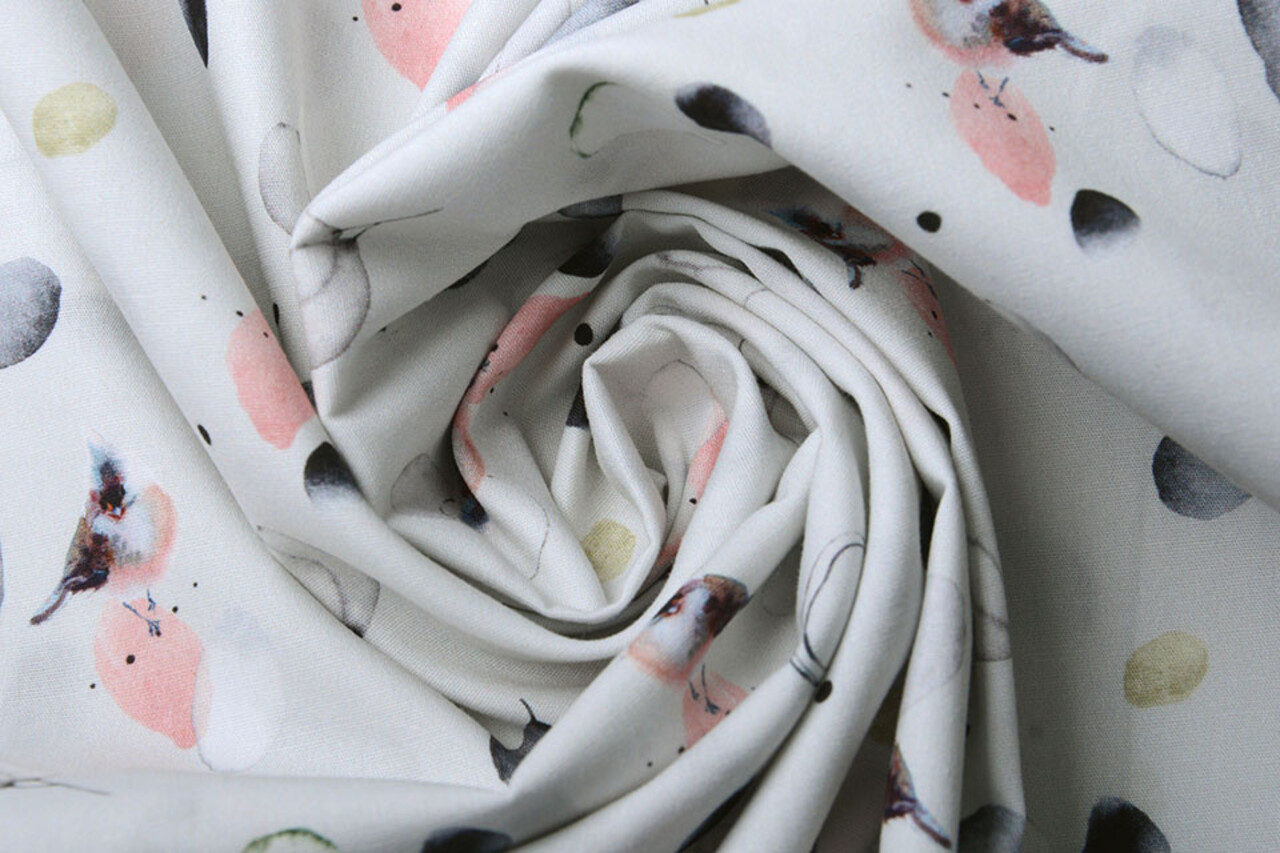 Oeko-Tex®  100% Digital Cotton Crested Tit Silver