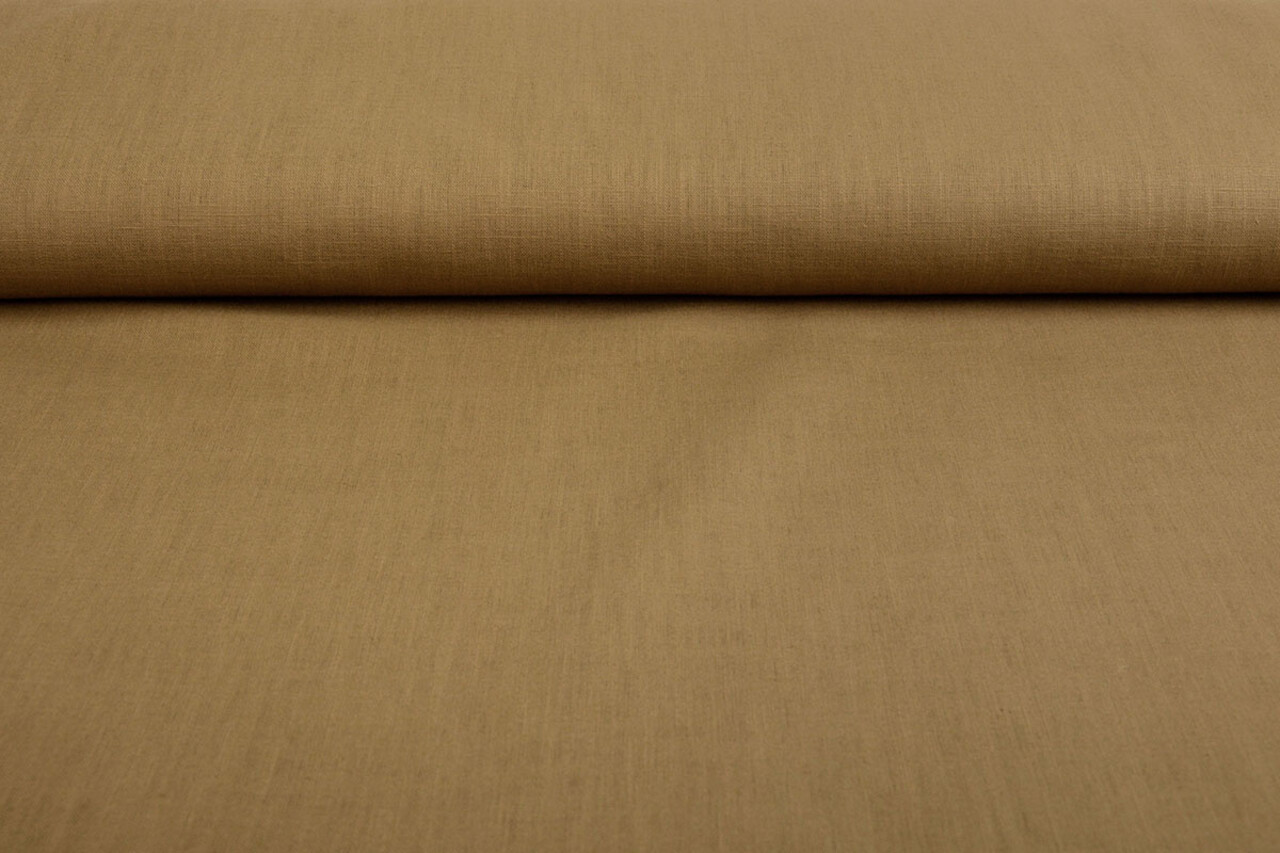 Oeko-Tex®  Gewaschenes Leinen Dunkel Sand