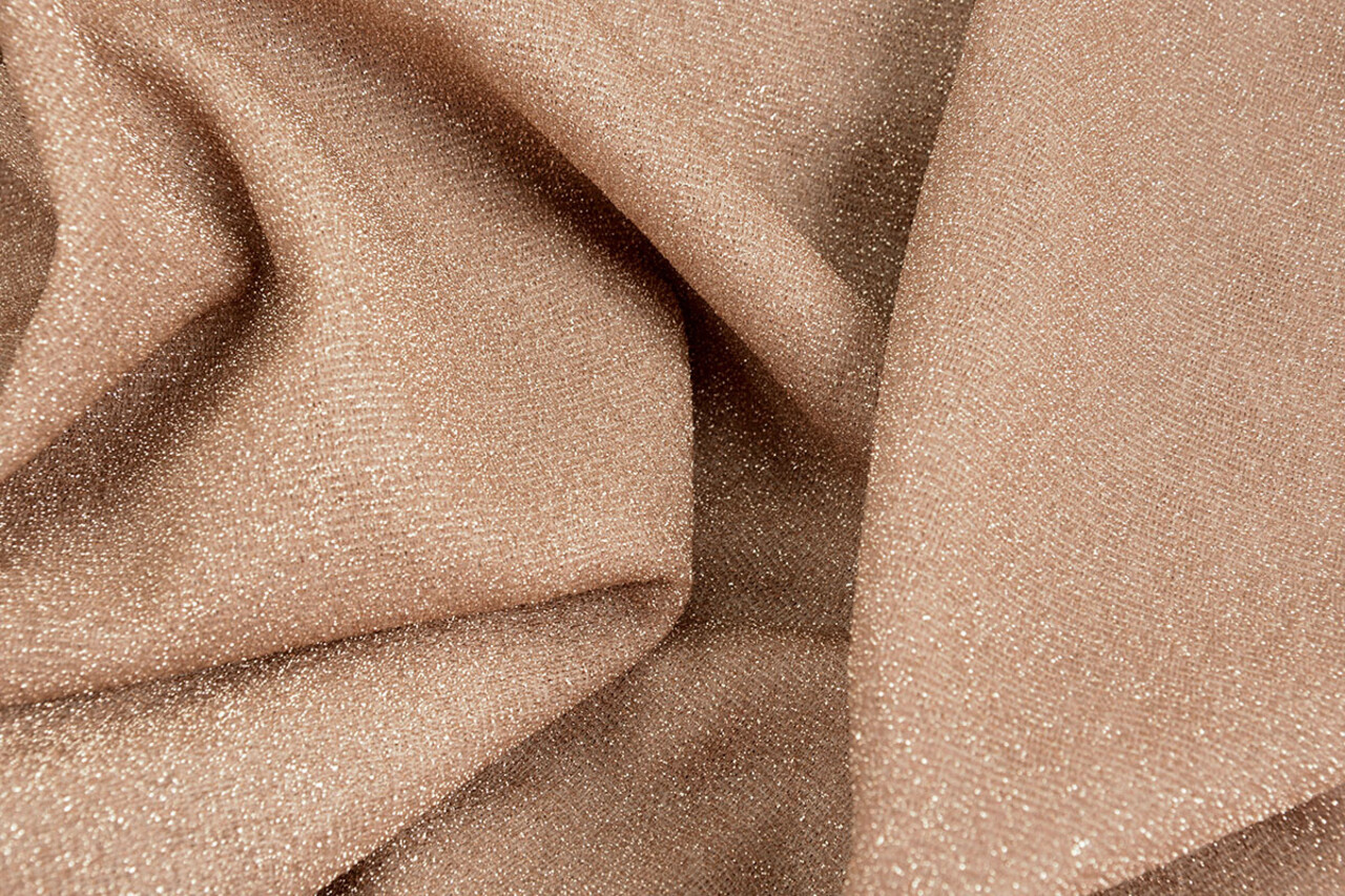 Lurex Tanz Champagne Rosa