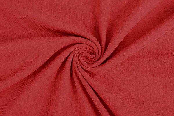 Oeko-Tex® Tela de Muselina Rojo Oeko-Tex® Tela de Muselina Rojo