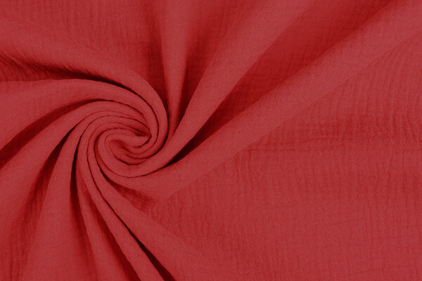 Oeko-Tex®  Double Gauze Fabric Red