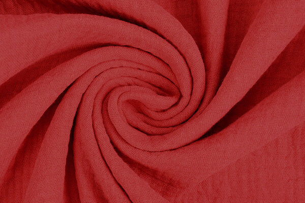 Oeko-Tex®  Double Gauze Fabric Red