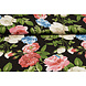100% Viscosa Sophia Mariposa sobre Rosas Negro 100% Viscosa Sophia Mariposa sobre Rosas Negro