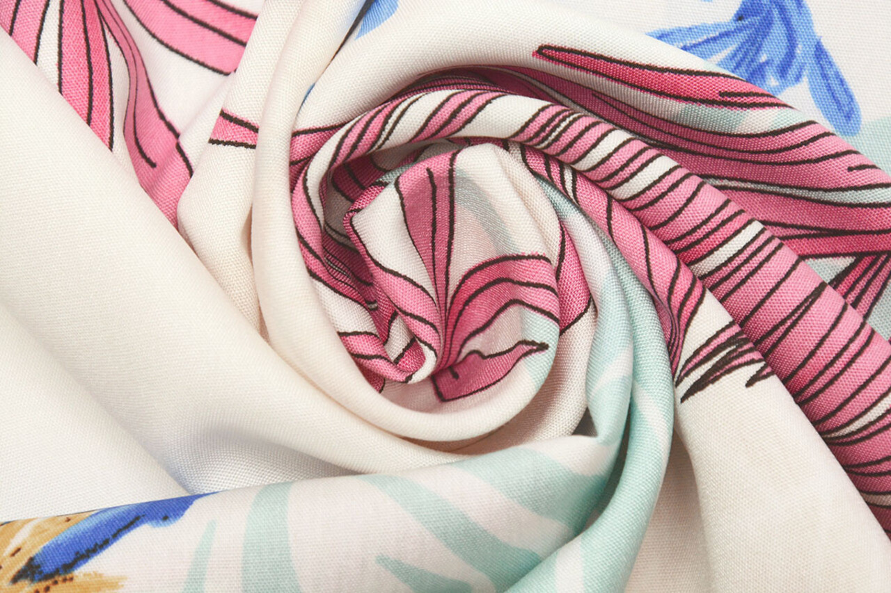 100% Viscose Zafi White