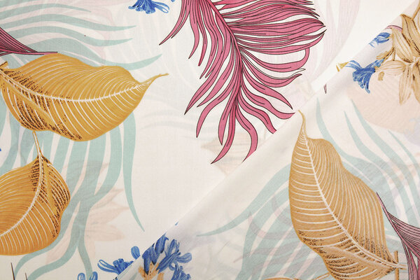 100% Viscose Zafi White