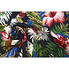 100% Viscosa Flores Desierto Azul Marino 100% Viscosa Flores Desierto Azul Marino