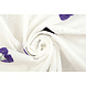Ricamo Cotone Fiore Kaylee Viola Ricamo Cotone Fiore Kaylee Viola