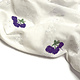 Embroidery Cotton Flower Kaylee Purple