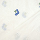 Embroidery Cotton Flower Kaylee Blue