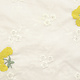 Embroidery Cotton Flower Kaylee Yellow