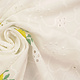 Embroidery Cotton Roses Yellow
