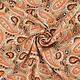 100% Viscose Yingi Paisley Bruin Oranje