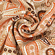 100% Viscose Yingi Paisley Bruin Oranje