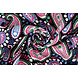 100% Viscosa Yingi Paisley Nero Rosa 100% Viscosa Yingi Paisley Nero Rosa