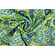 100% Viscosa Yingi Paisley Verde Azul