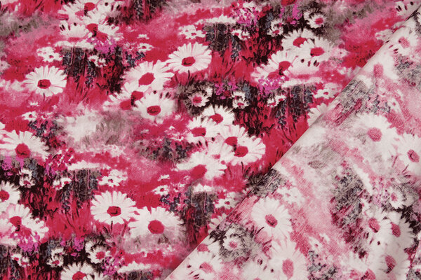 100% Viscose Daisy Fuchsia 100% Viscose Daisy Fuchsia