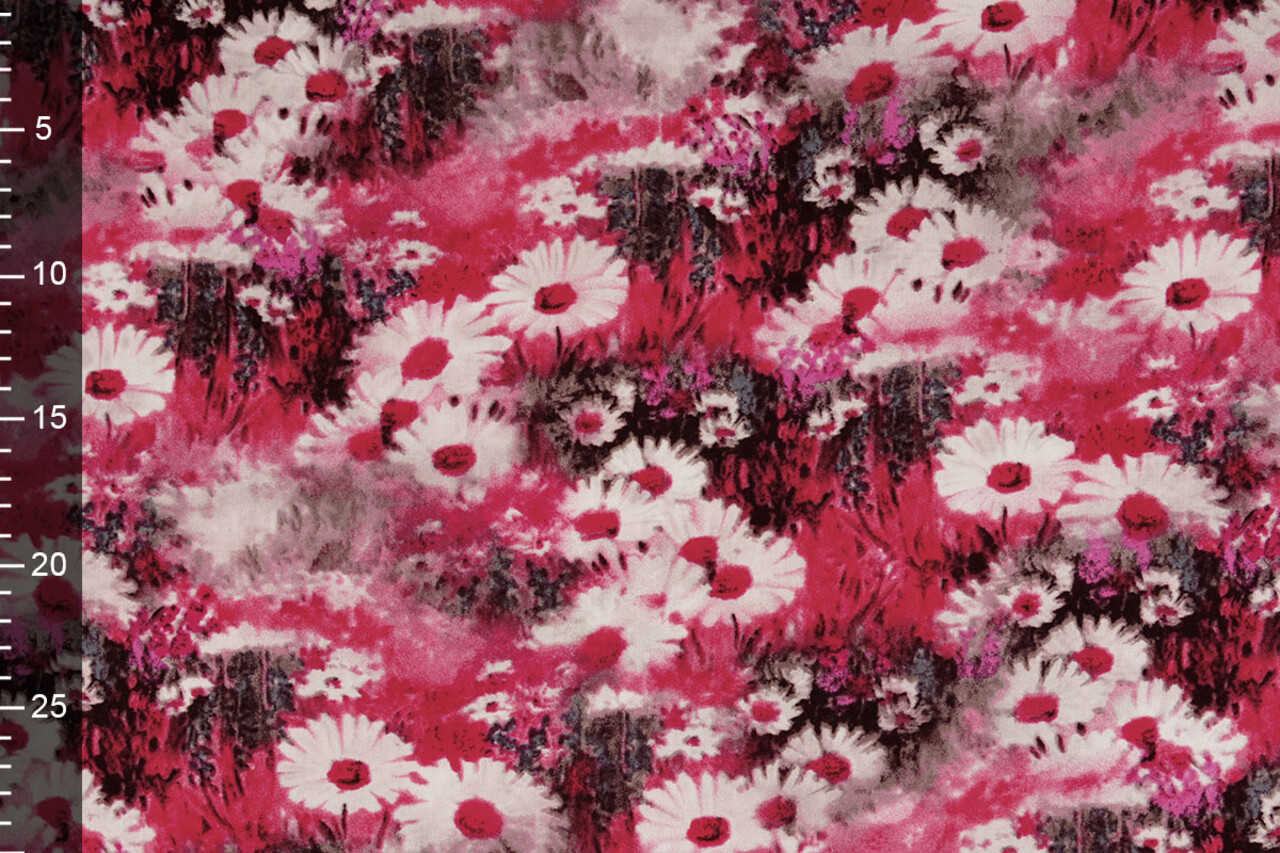 100% Viskose Daisy Fuchsia 100% Viskose Daisy Fuchsia
