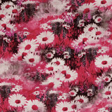 100% Viscosa Daisy Fucsia
