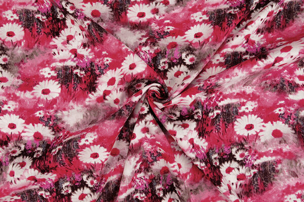 100% Viskose Daisy Fuchsia 100% Viskose Daisy Fuchsia