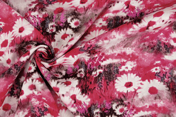 100% Viskose Daisy Fuchsia 100% Viskose Daisy Fuchsia