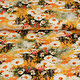 100% Viscose Daisy Geel