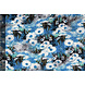100% Viscosa Margherita Blu