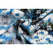 100% Viscosa Margherita Blu