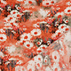 100% Viscose Daisy Orange