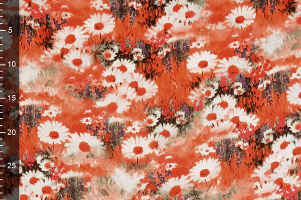 100% Viscose Daisy Orange 100% Viscose Daisy Orange
