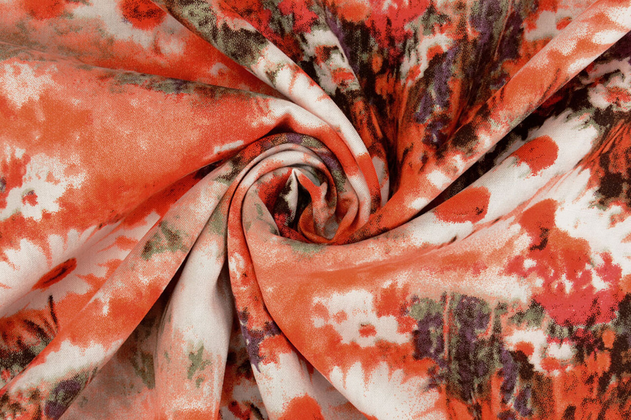 100% Viscose Daisy Oranje 100% Viscose Daisy Oranje